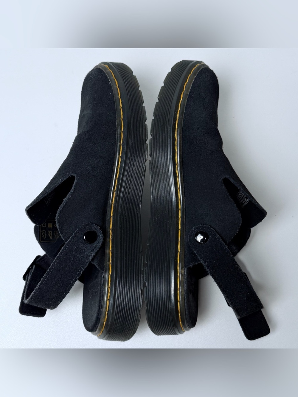 Dr. Martens Carlson Slingback Mules Leather Black Size 7 US M Size 8 US L - Picture 7 of 10